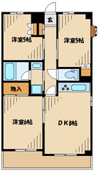 荏田五番館の物件間取画像